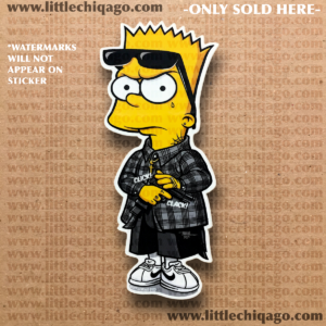 BART Simpson Gangster sticker